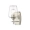 Z-Lite Joliet 1 Light Wall Sconce, Brushed Nickel & Clear 473-1S-BN - alternate 7